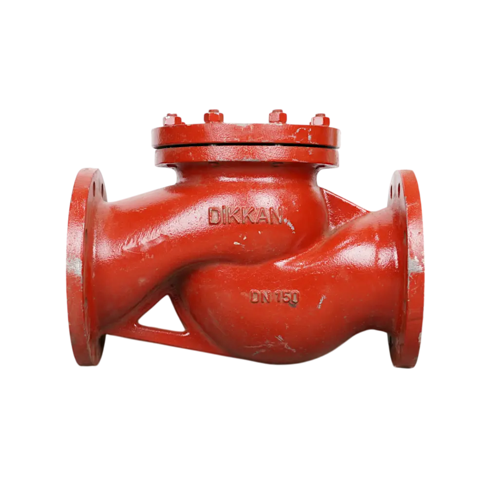 клапан невозвратный фланцевый чугун GGG40.3 dikkan DN 150 PN 16