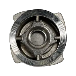 Фото товара Обратный клапан межфланцевый тарельчатый Dn40 Pn40 (AISI316) вид спереди